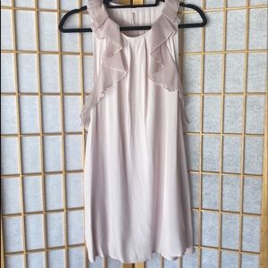 Free People Pink Ruffle Dress (LAST CHANCE)